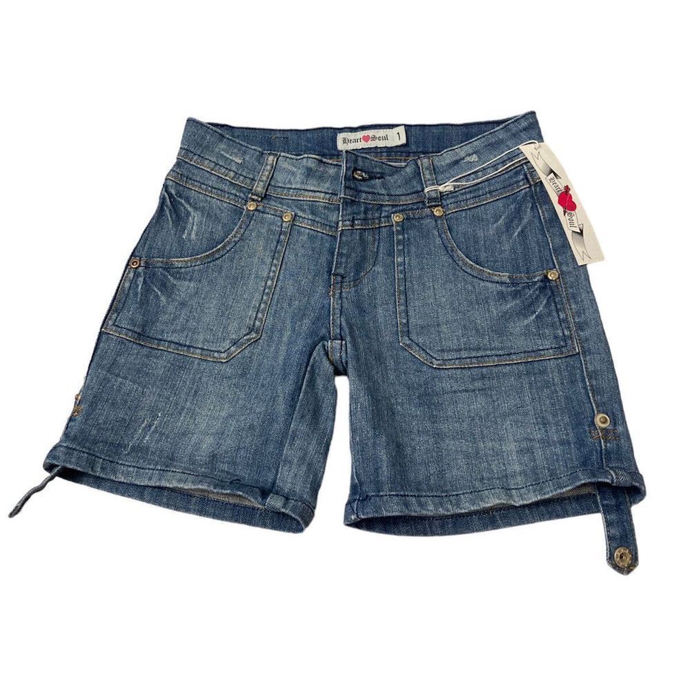 COPY - Heart Soul Junior  denim embroidered shorts size 1
